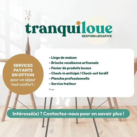 Tranquiloue - Neuf Et Climatisé Saint-Fulgent